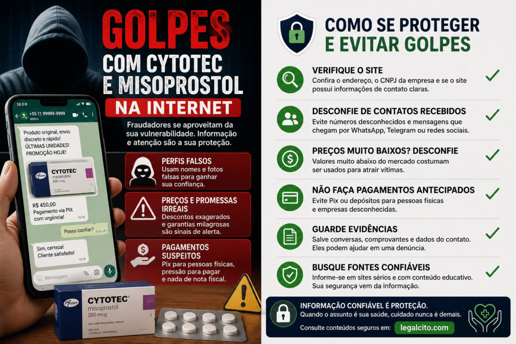 Golpes com Cytotec e Misoprostol na Internet Como Identificar e Evitar_Fraudes