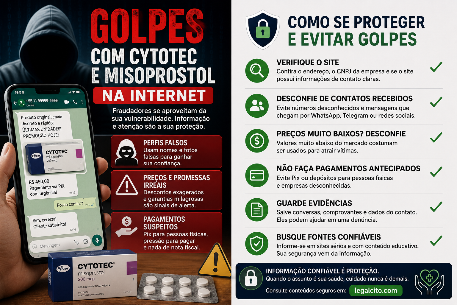 Golpes com Cytotec e Misoprostol na Internet Como Identificar e Evitar_Fraudes